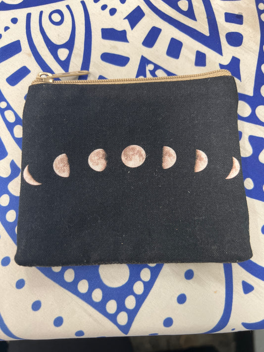 Moon Phases Coin Purse