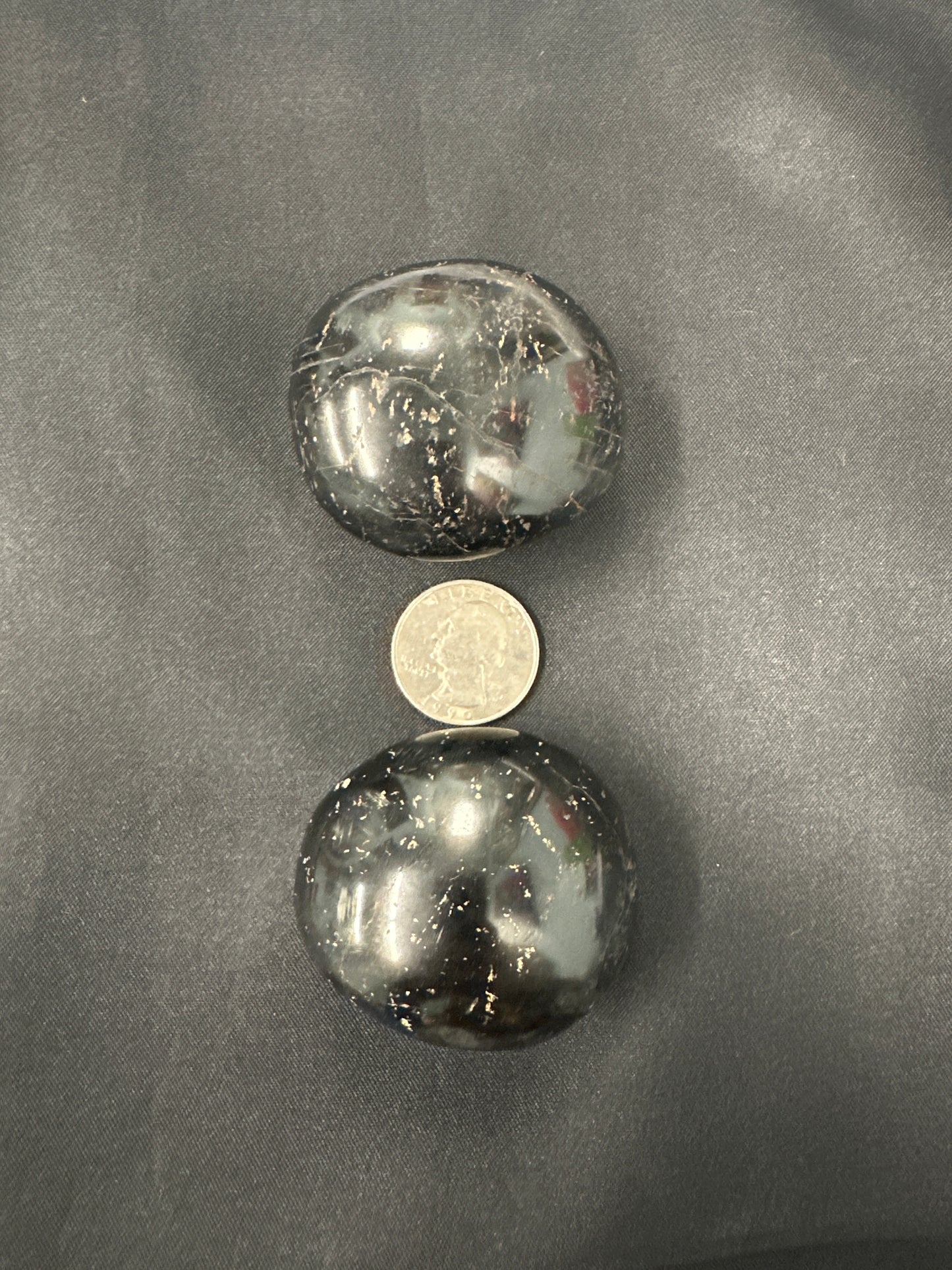 Black Tourmaline Palm Stone