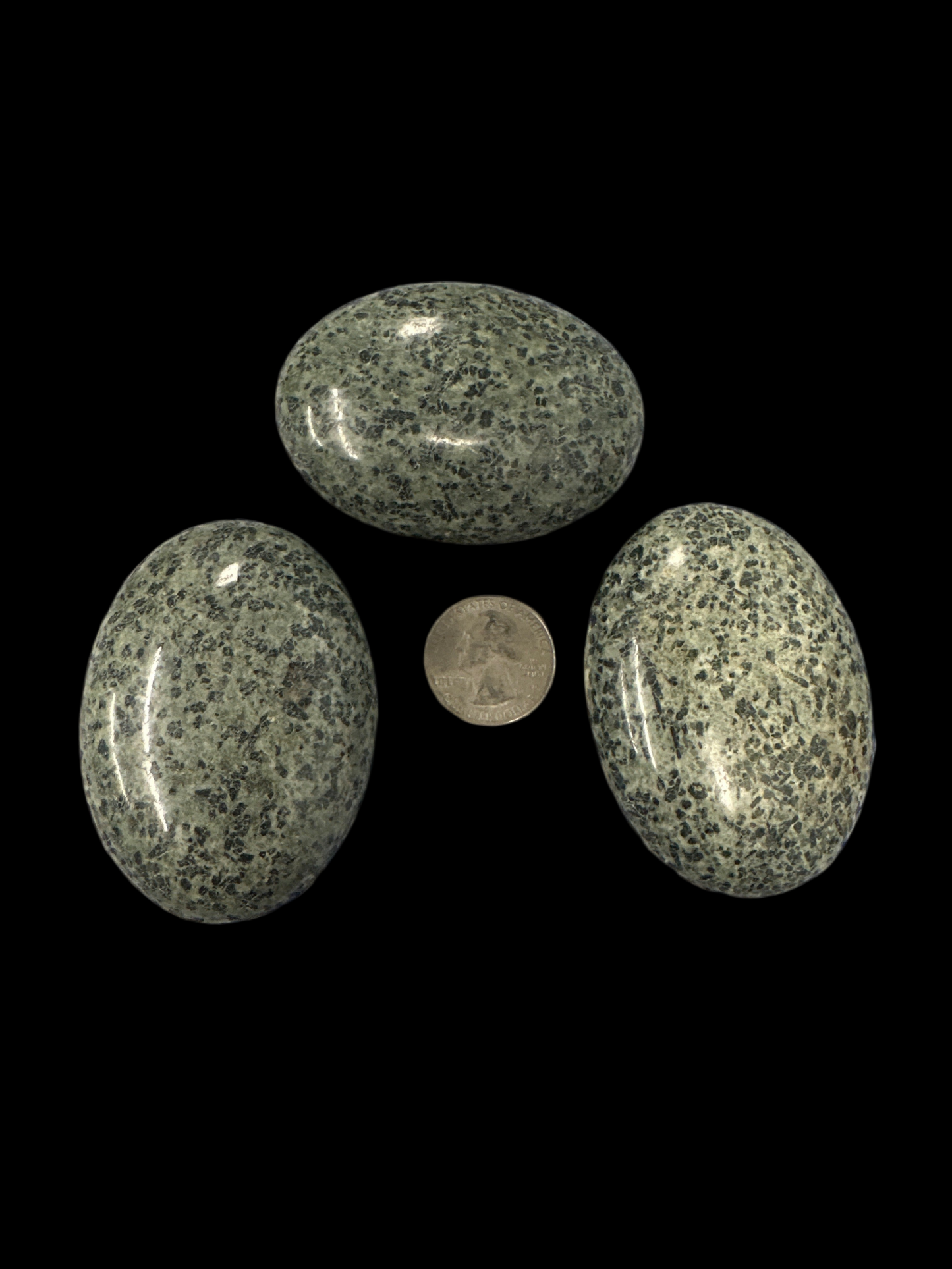 Green Tourmaline Palm Stone