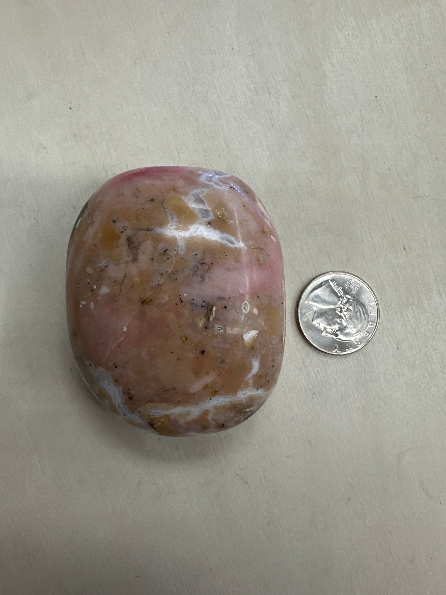 Pink Opal Palm Stone