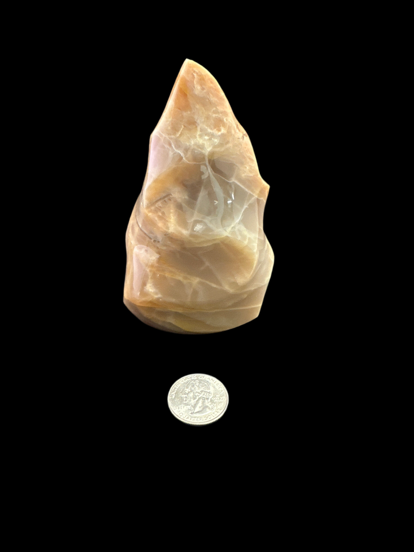 Peach Moonstone Flame