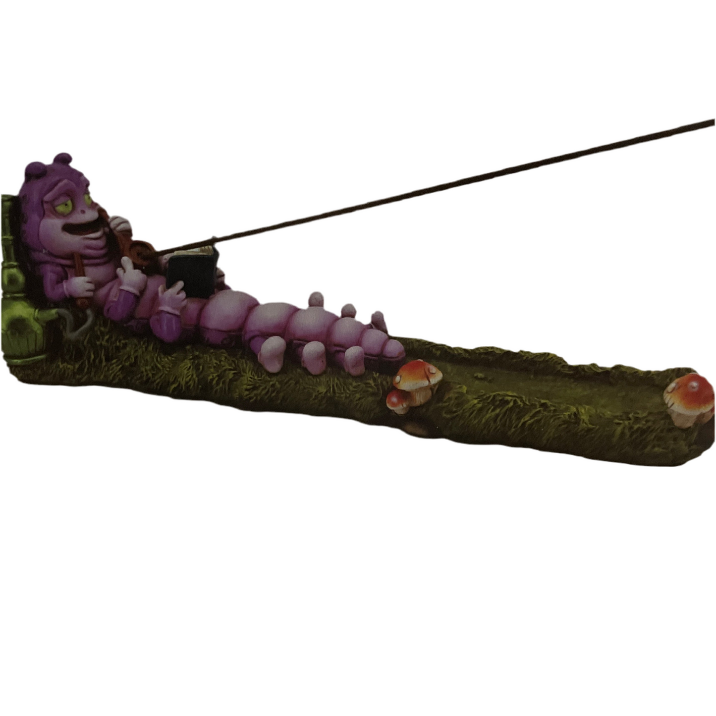 Smoking Caterpillar Incense Holder