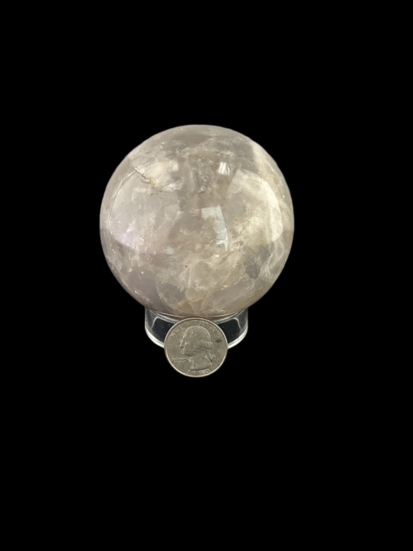 Blue Rose Quartz Sphere