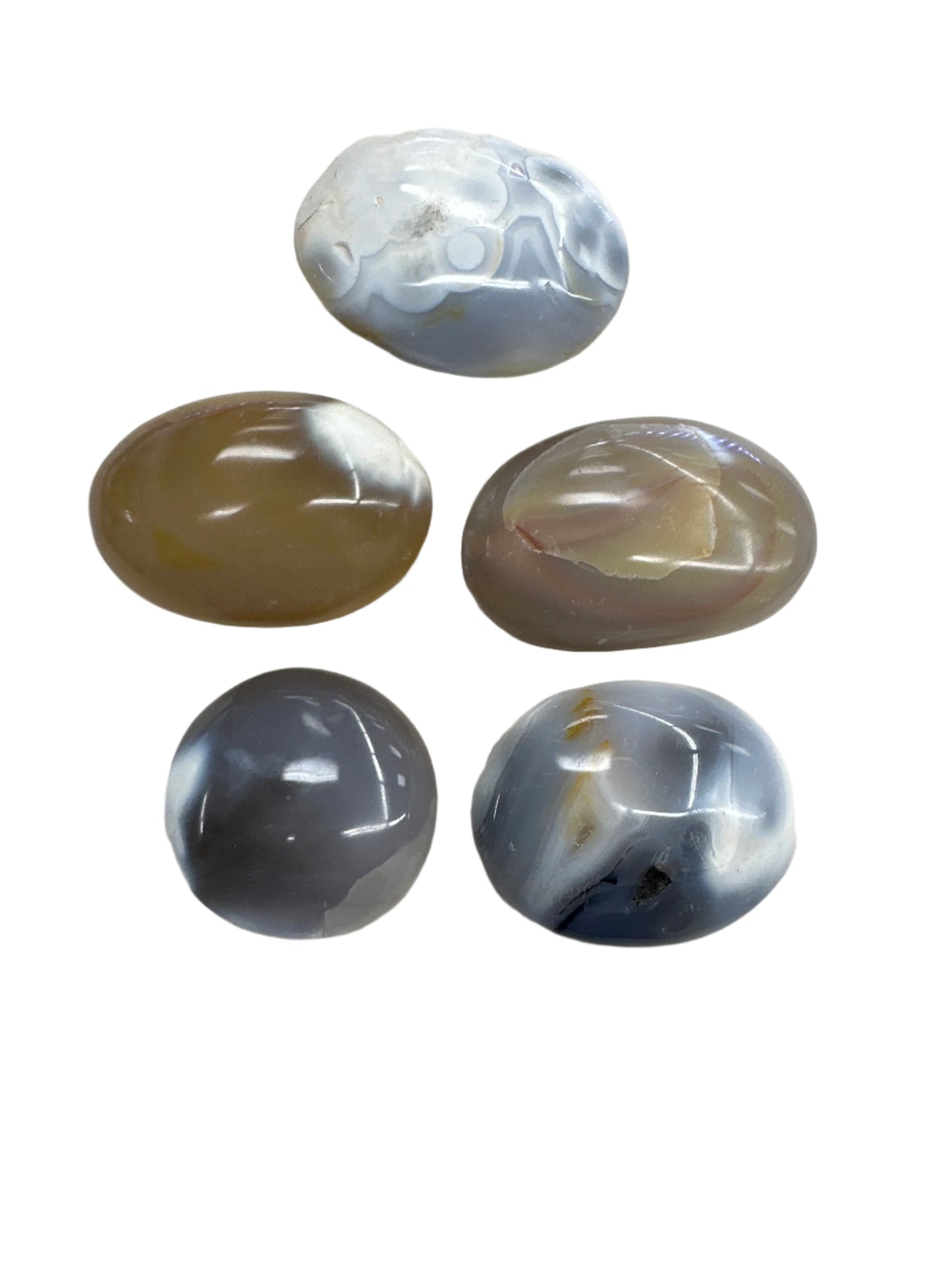 Orca Agate Palm Stone