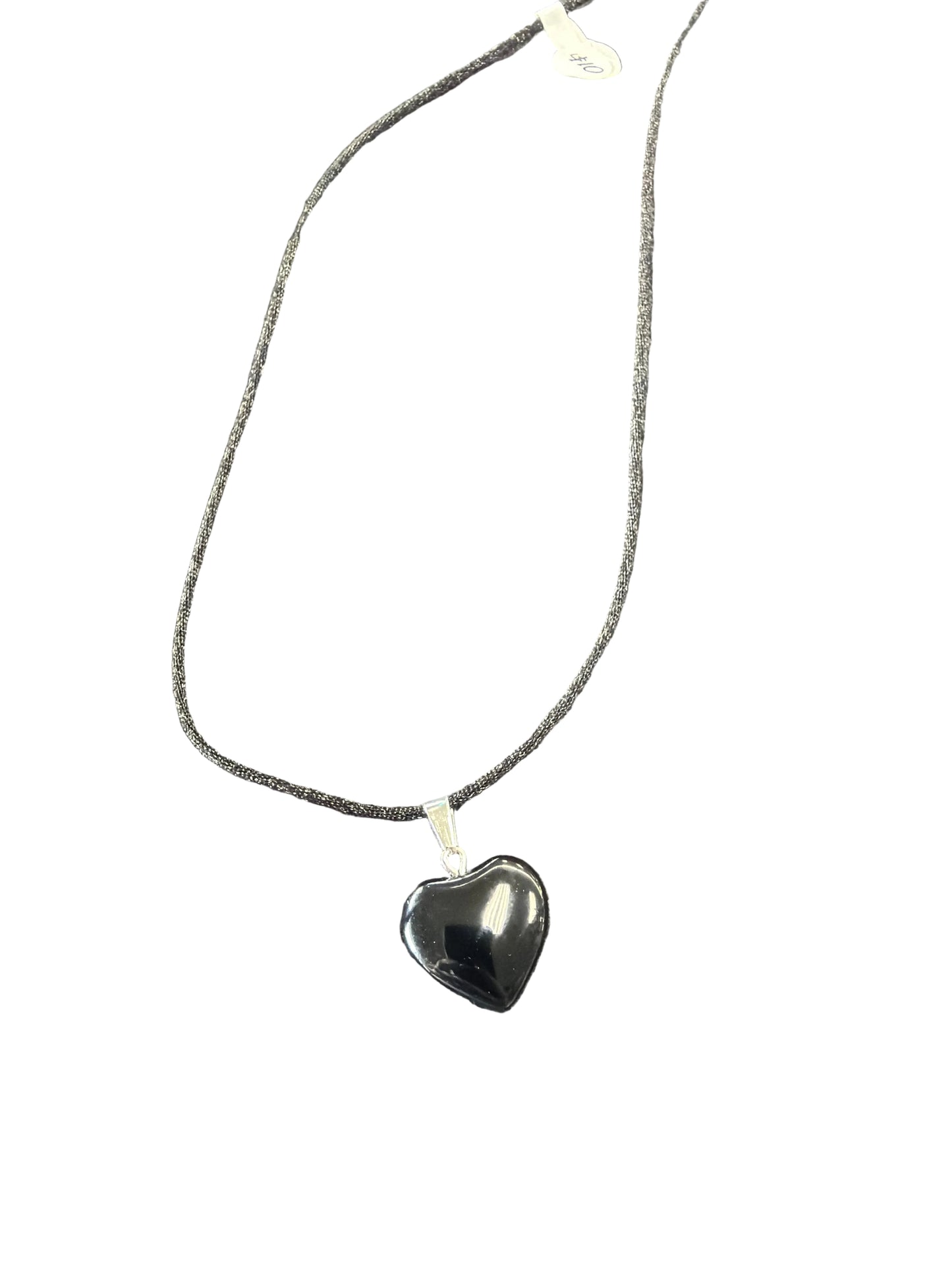 Obsidian Heart Necklace