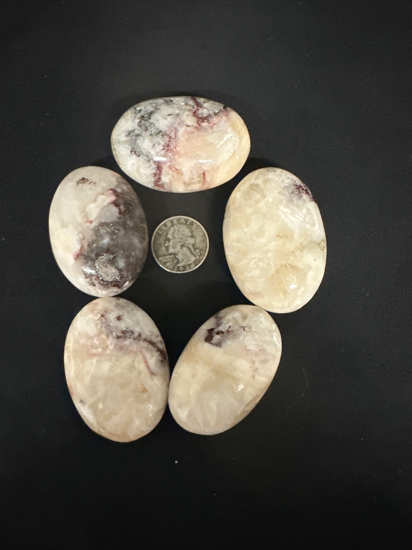 Stilbite & Heulandite Palm Stone