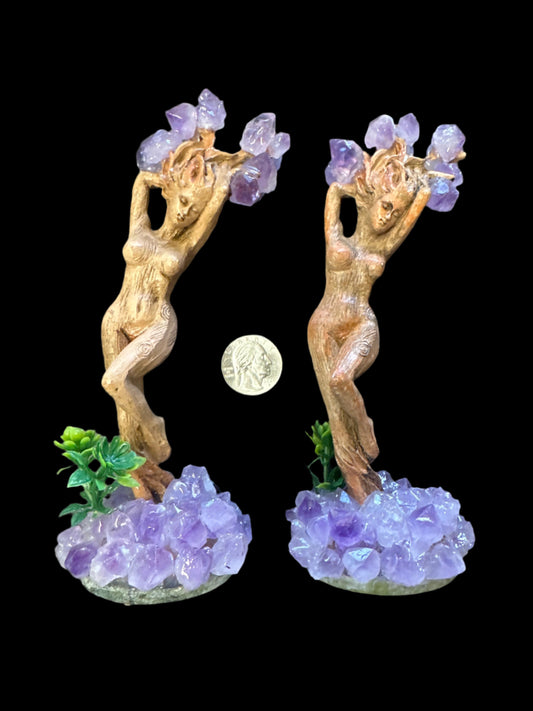 Tree Goddess with Amethyst