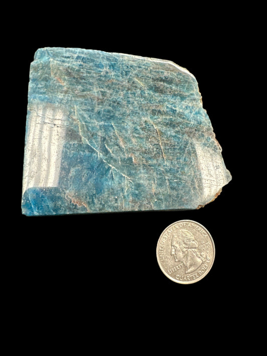 Blue Apatite Polished Slabs