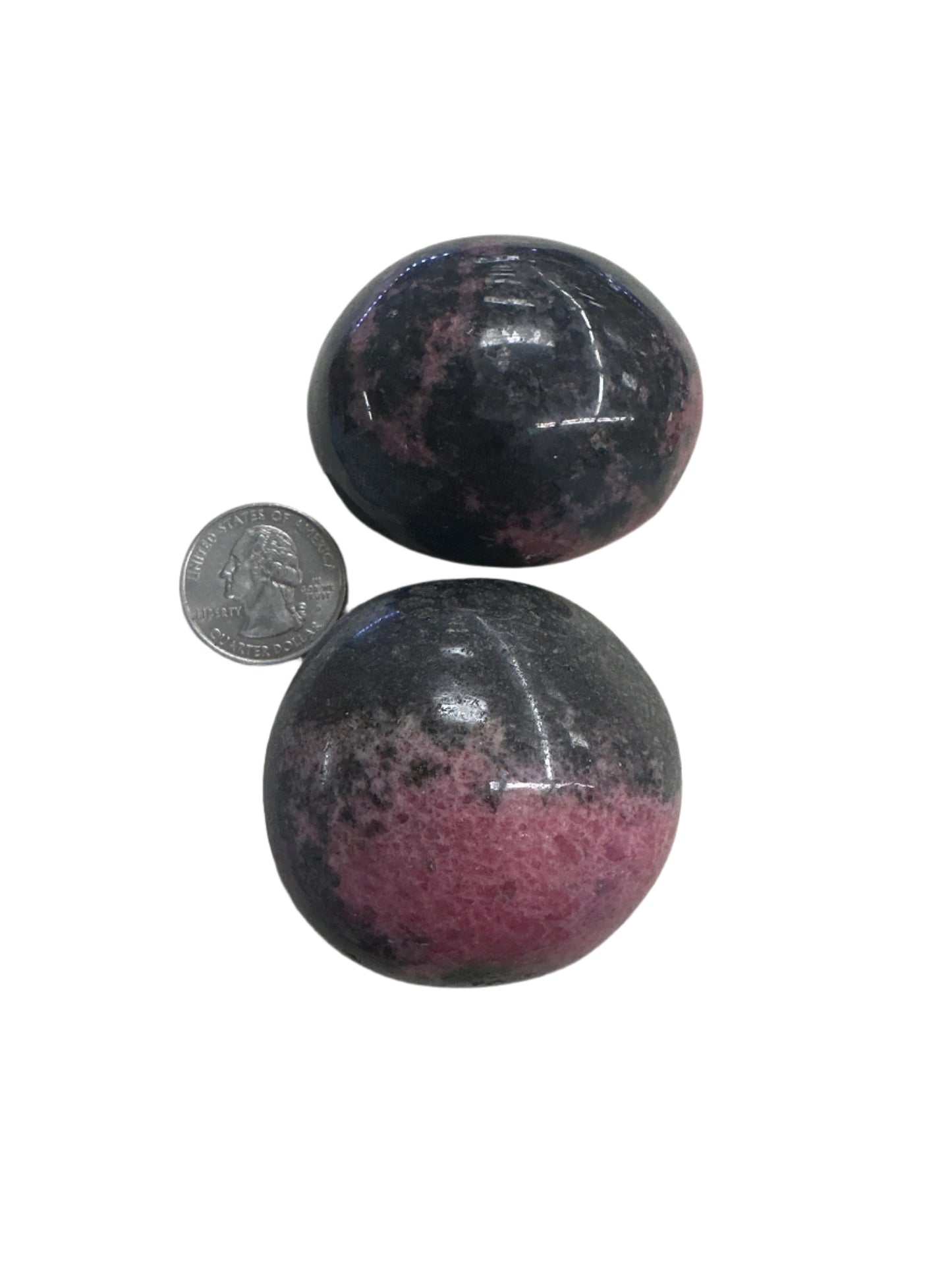 Rhodonite Palm Stone