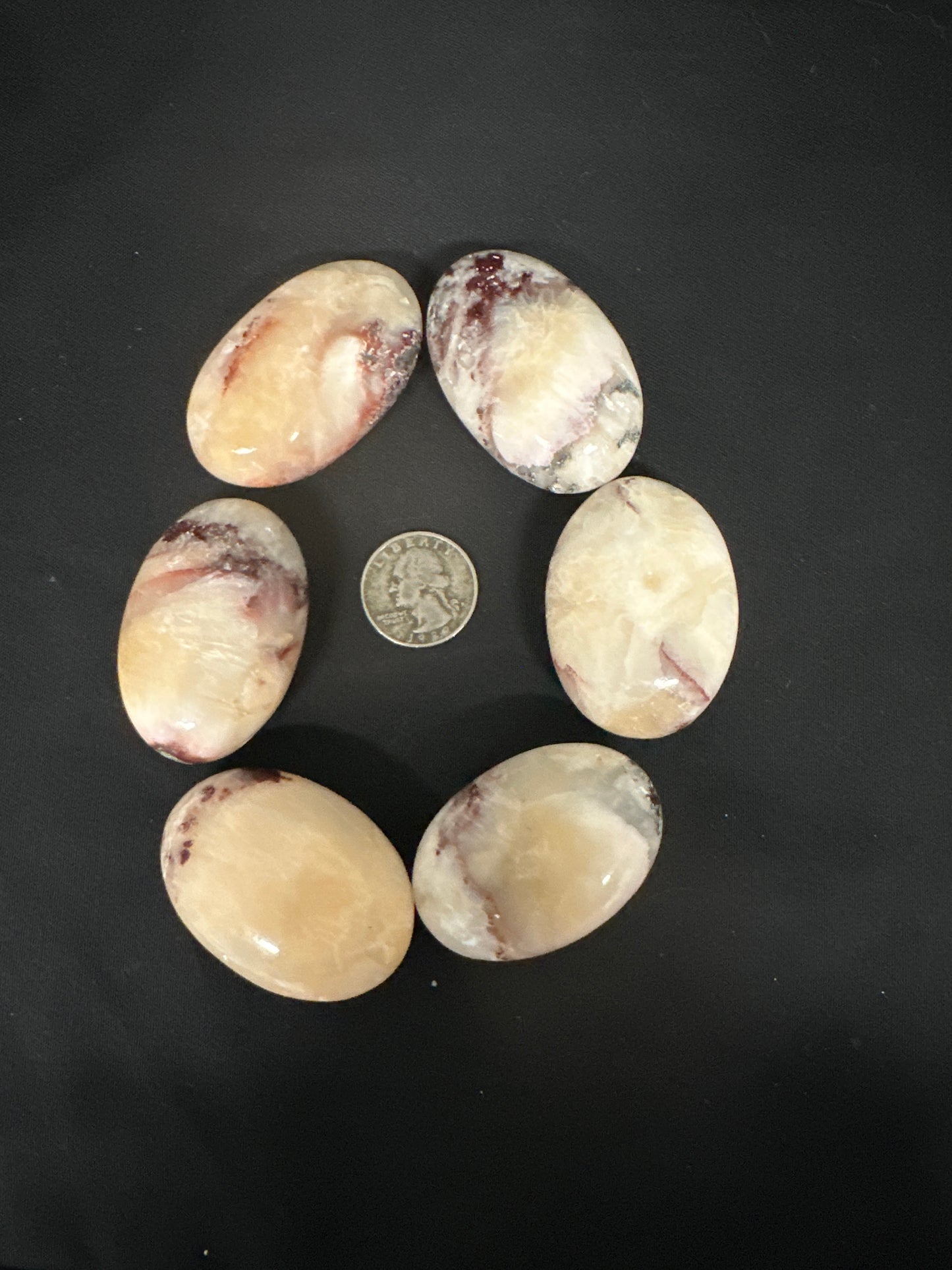 Stilbite & Heulandite Palm Stone