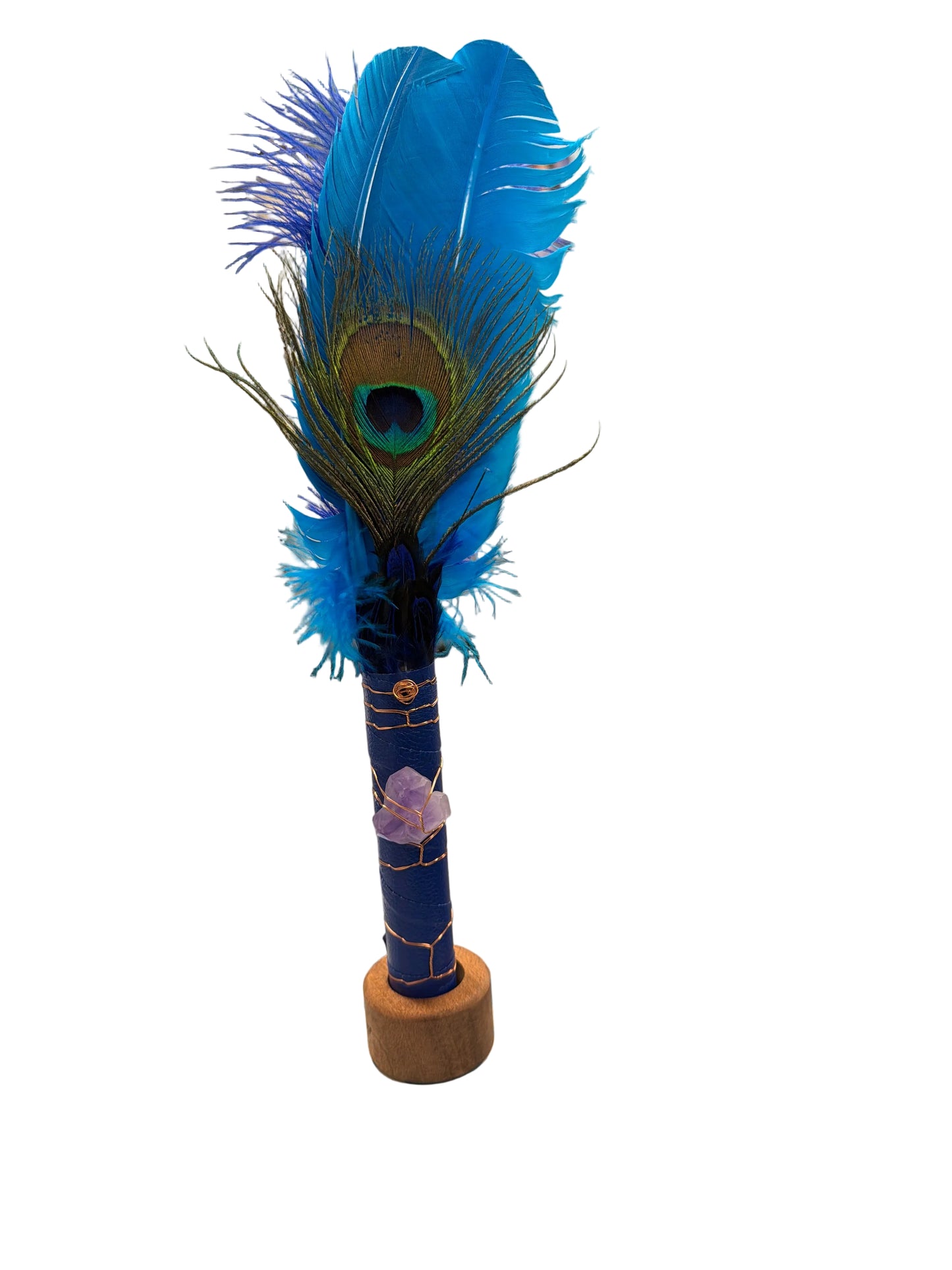 Feather Fan on Stand