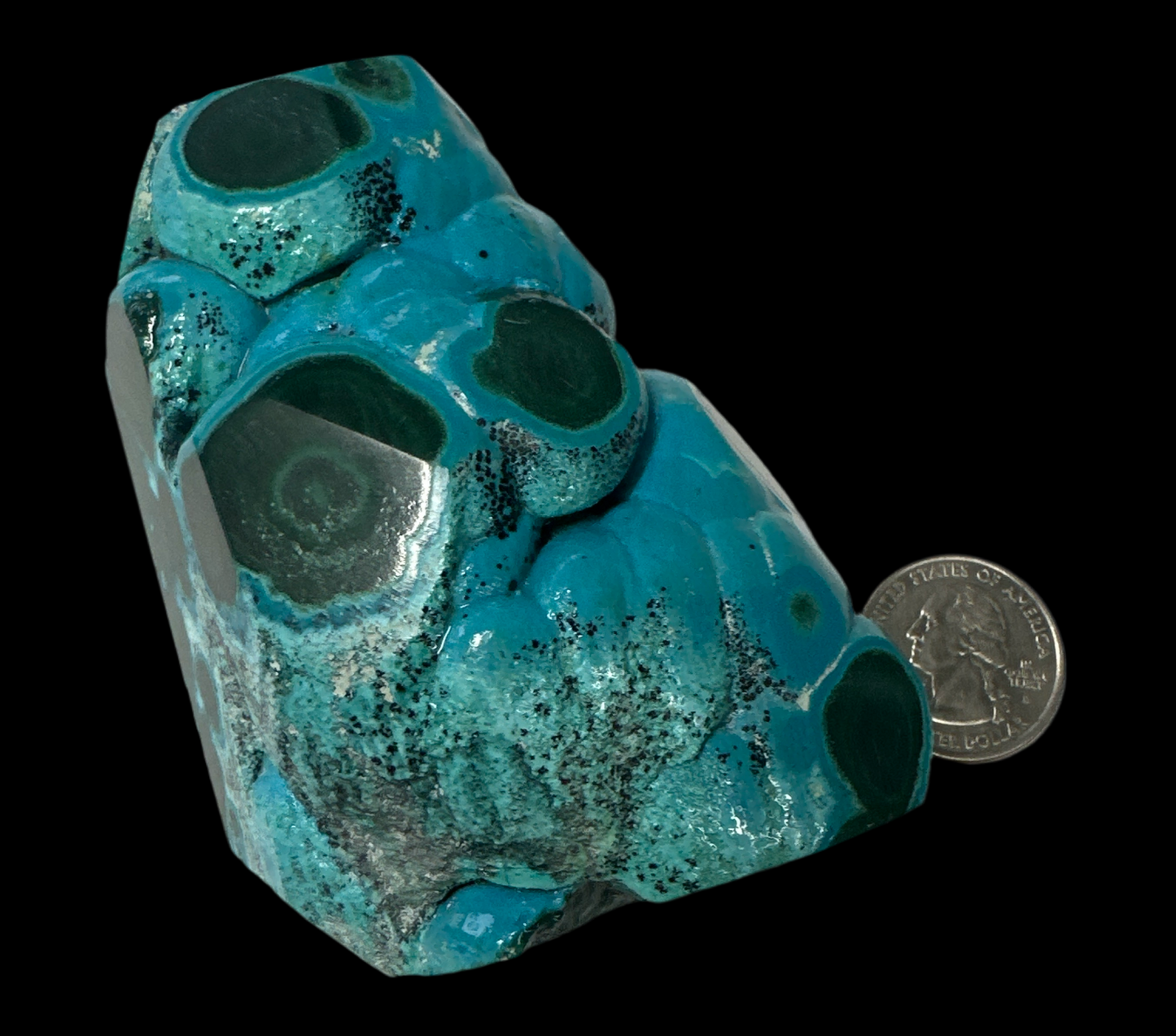 Malachite Chrysocolla tower