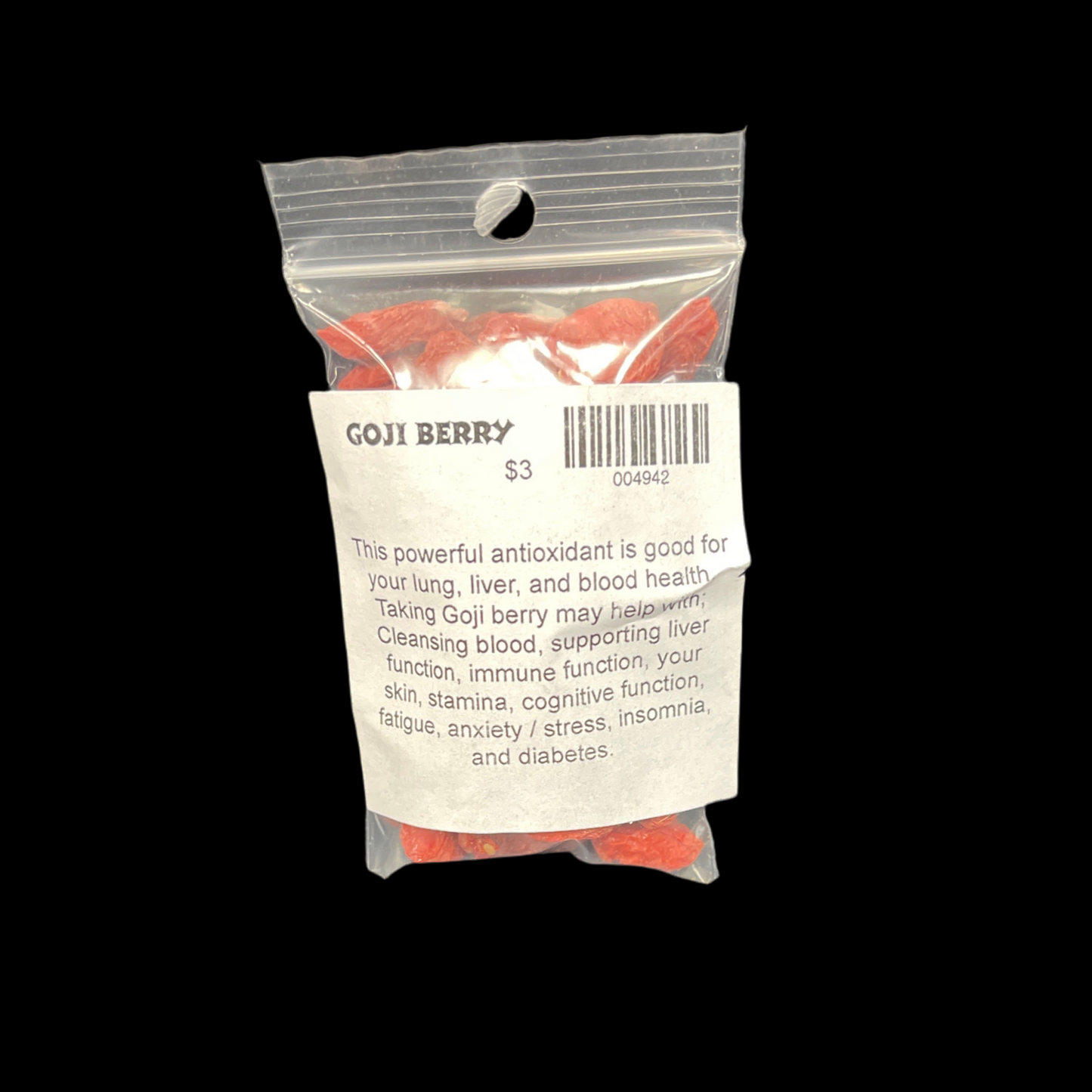 goji berry 1/2 oz