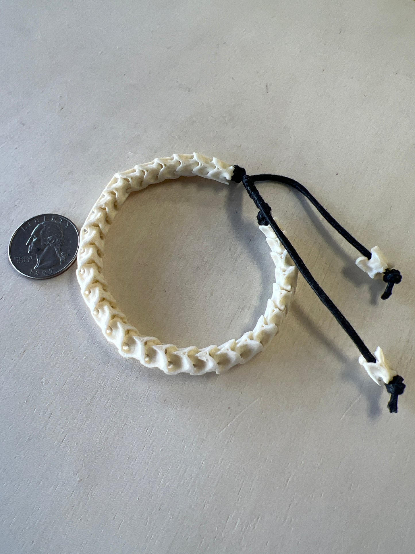 Snake bone bracelet