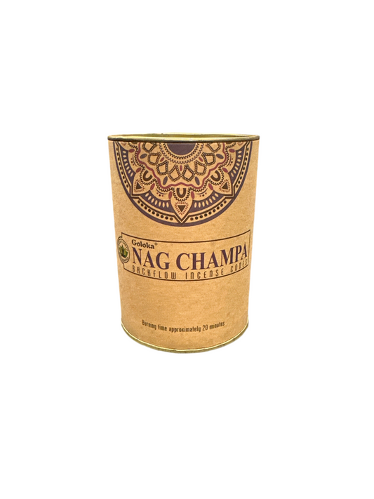 Goloka nag champa backflow incense cones