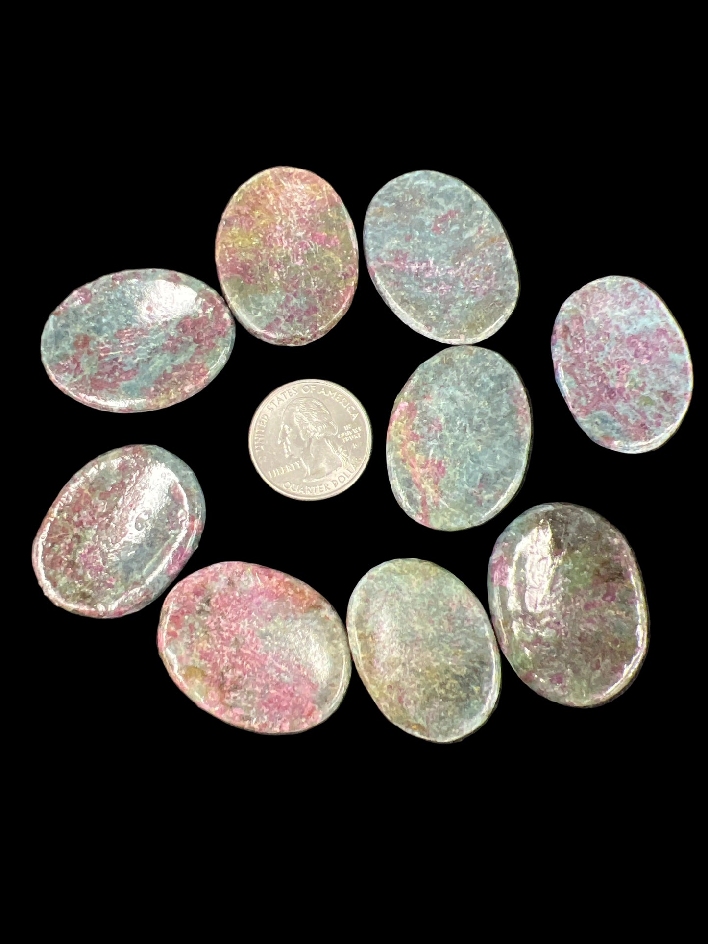 Ruby Kyanite Worry Stone