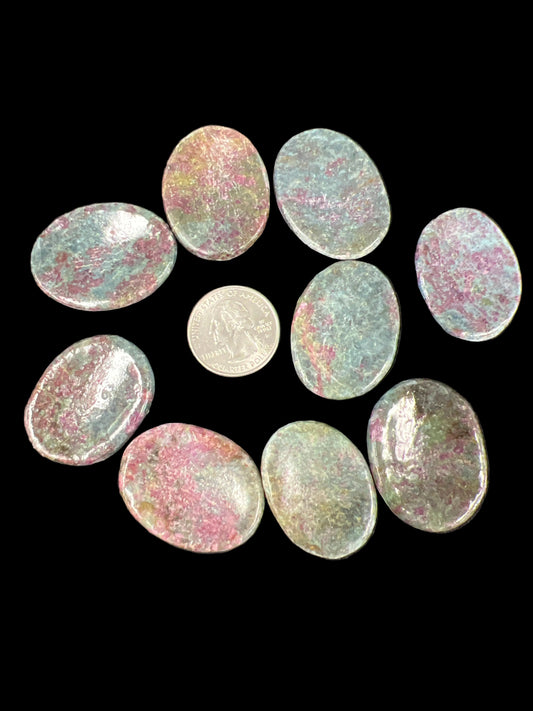 Ruby Kyanite Worry Stone