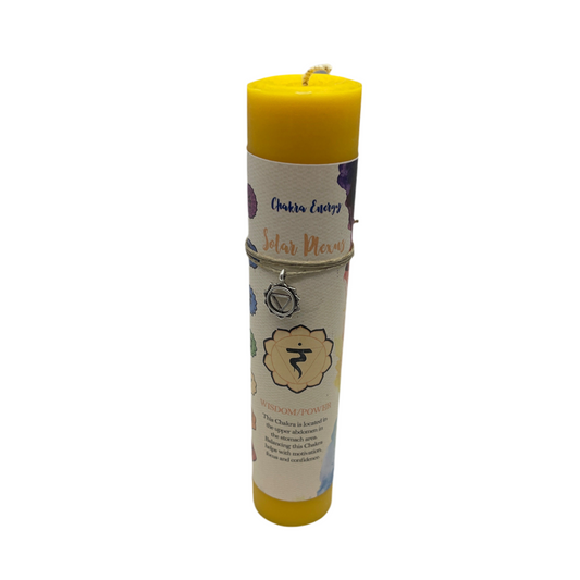 Solar Plexus Chakra Pillar Candle 7"