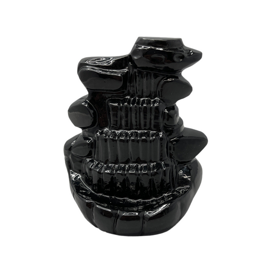 Metal waterfall Backflow incense burner