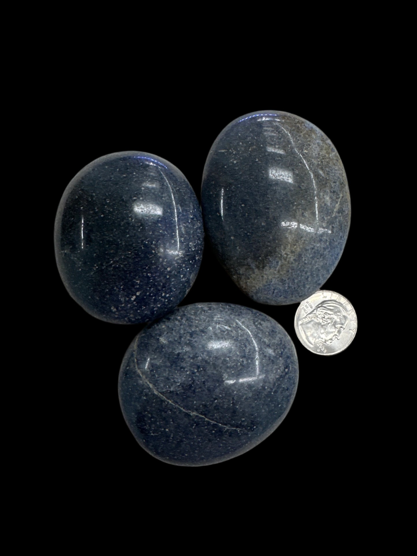 Dumortierite Palm Stone