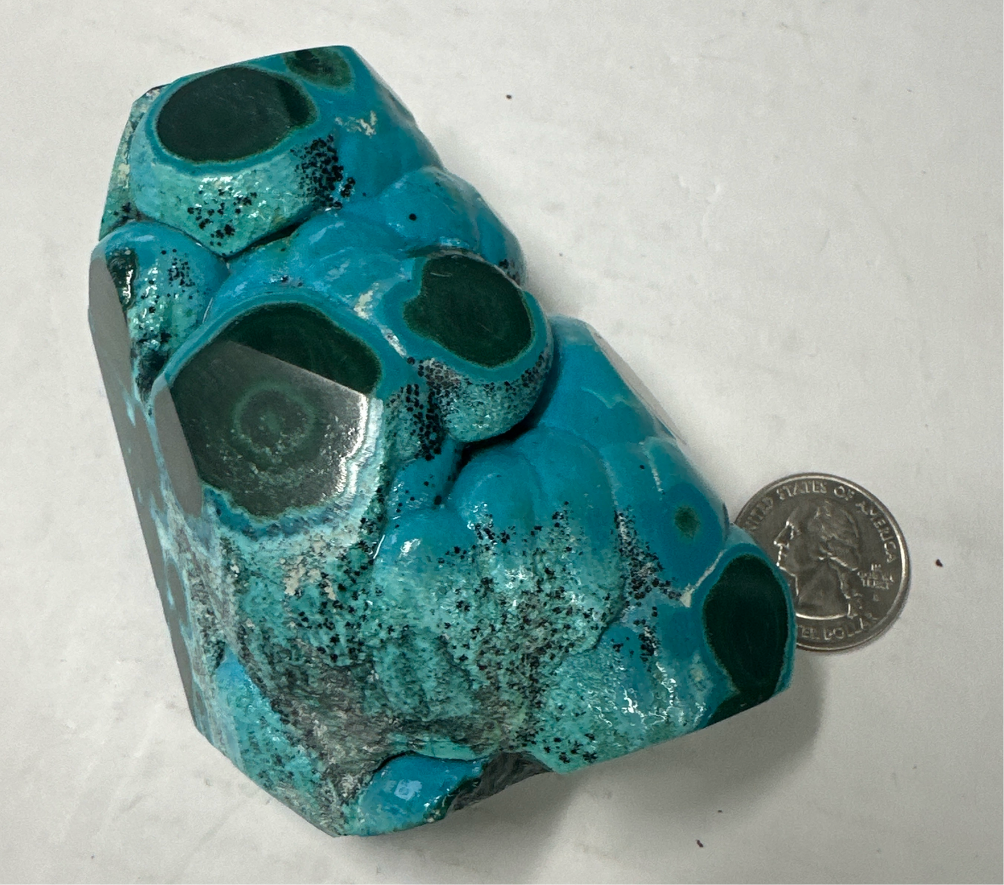 Malachite Chrysocolla tower