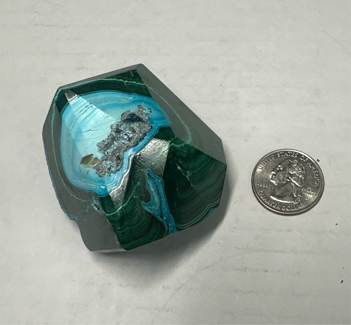 Malachite Chrysocolla tower