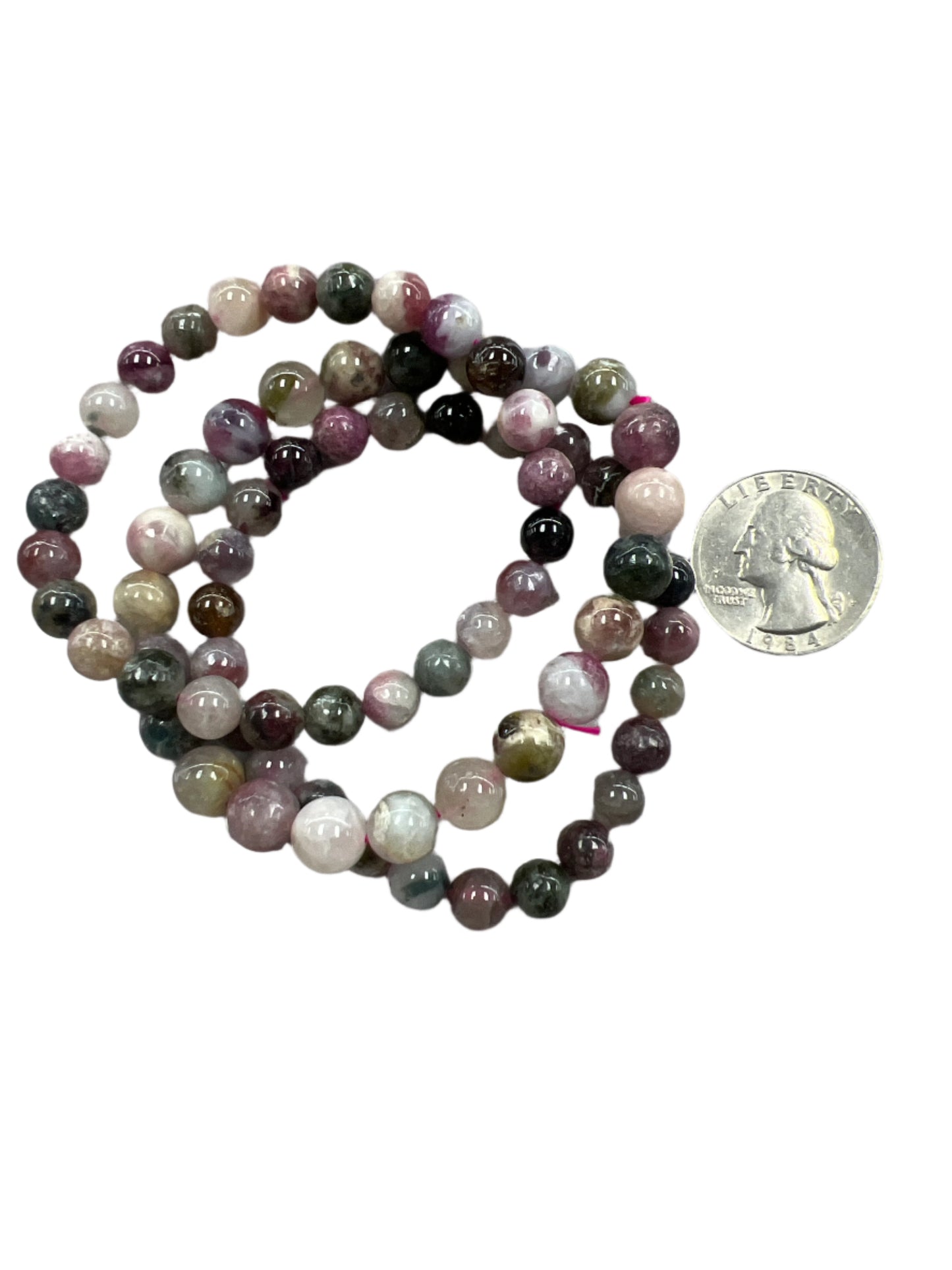 Watermelon Tourmaline Bracelet