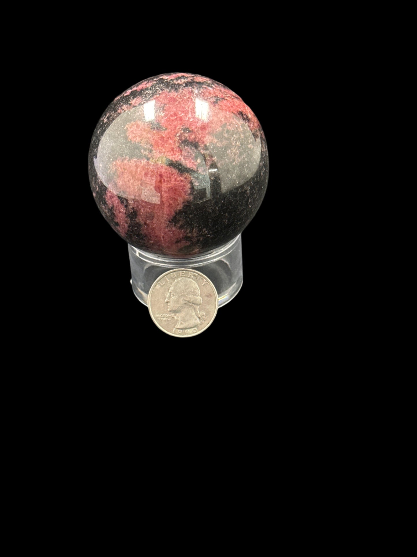 Rhodonite Sphere