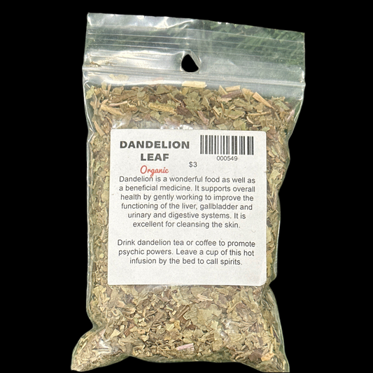 Dandelion Leaf 1/2 oz (Organic)