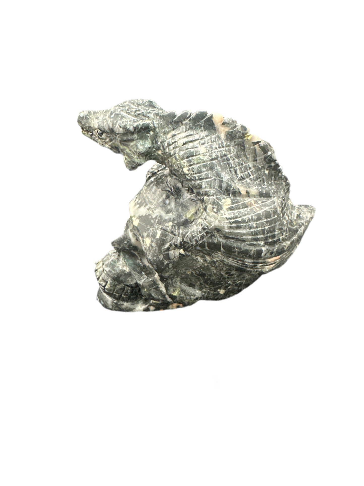 Orthoclase Skull W/ Dragon