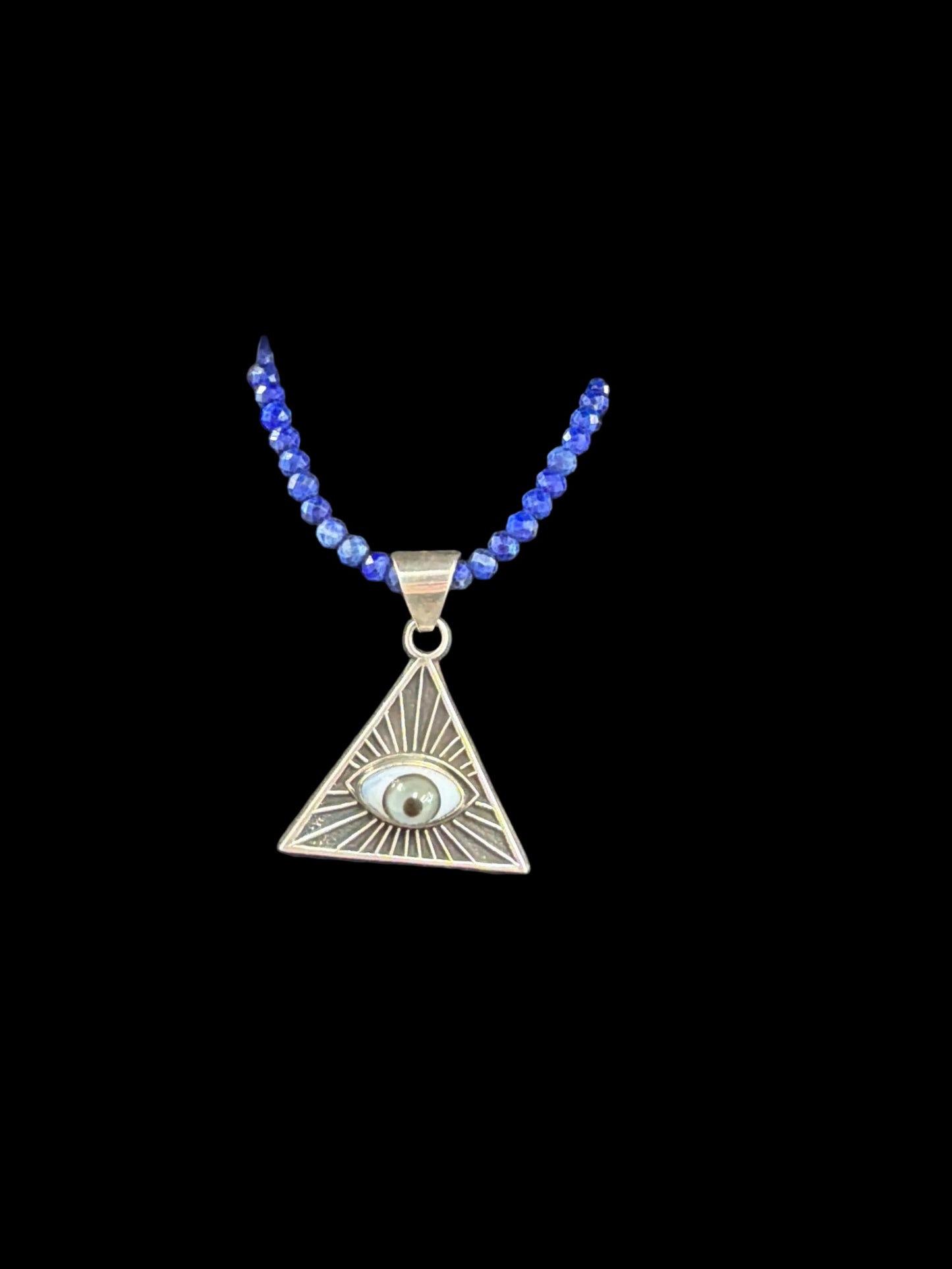 Sterling Silver Evil Eye Necklace