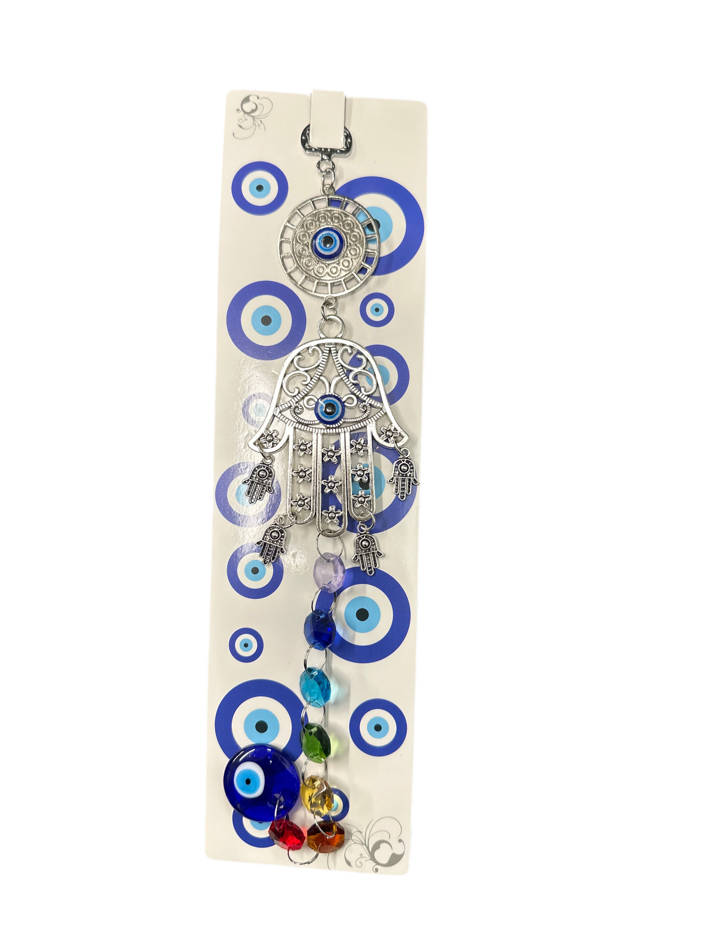 Evil Eye Chakra & Hamsa Hand 11.75’