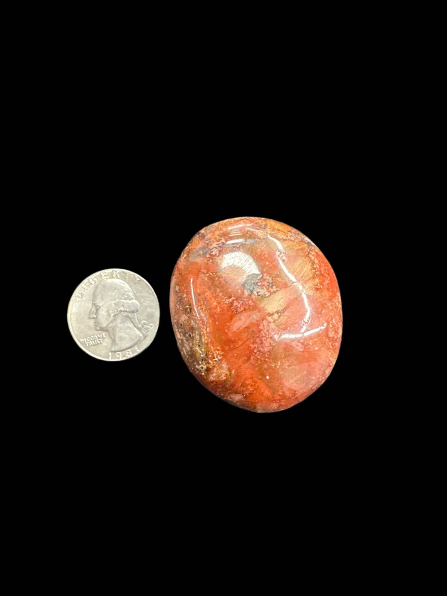 Red Jasper Palm Stones