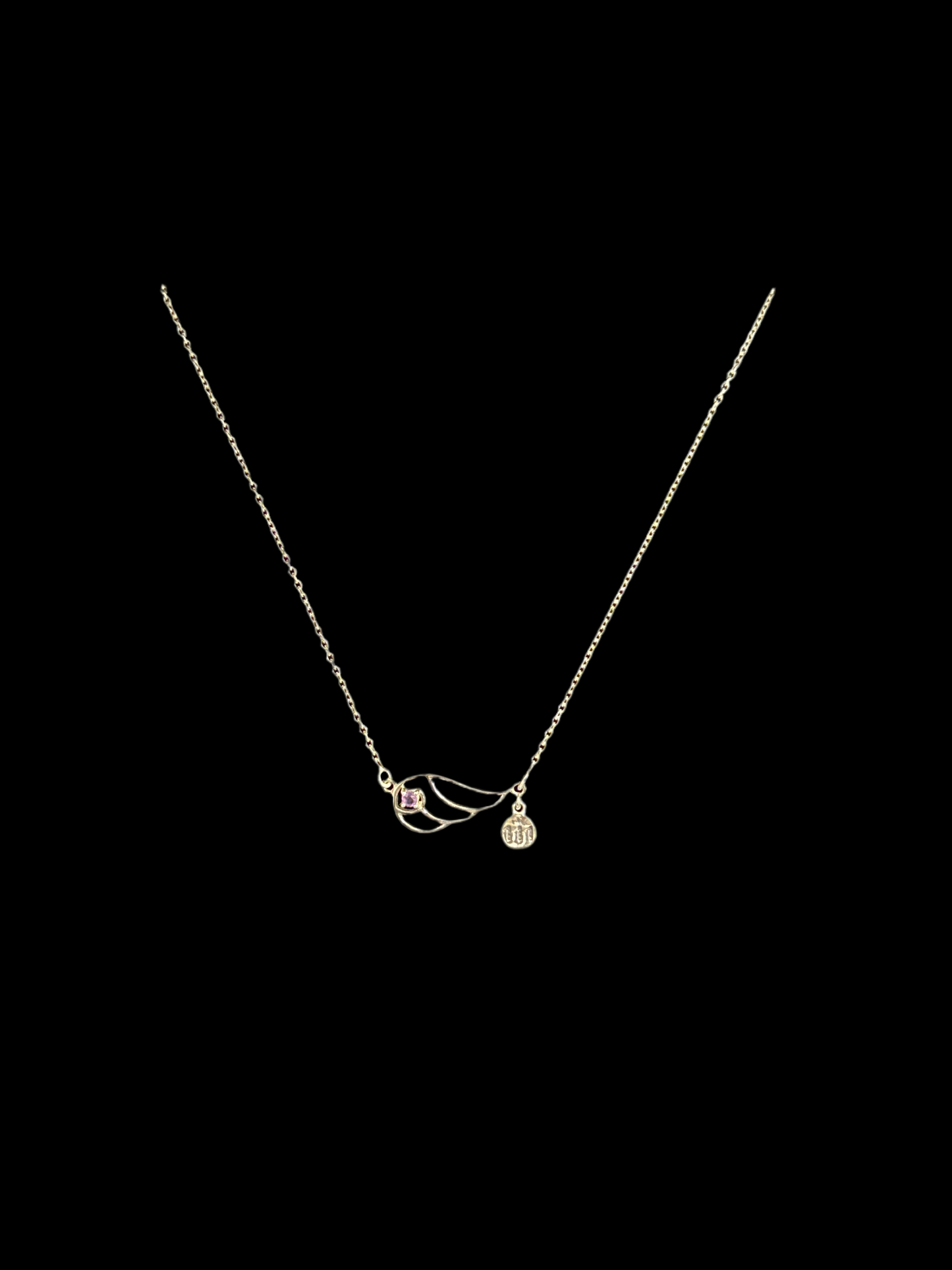 Silver Angel Number Necklace