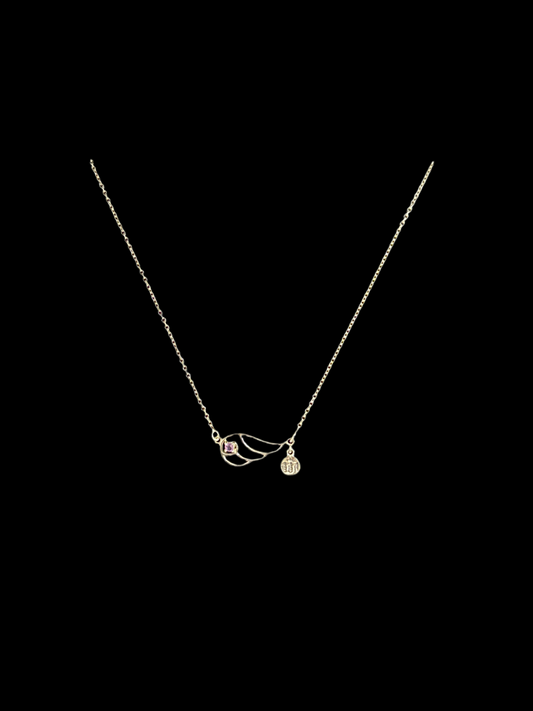 Silver Angel Number Necklace