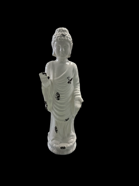 Ceramic Buddha Ecru