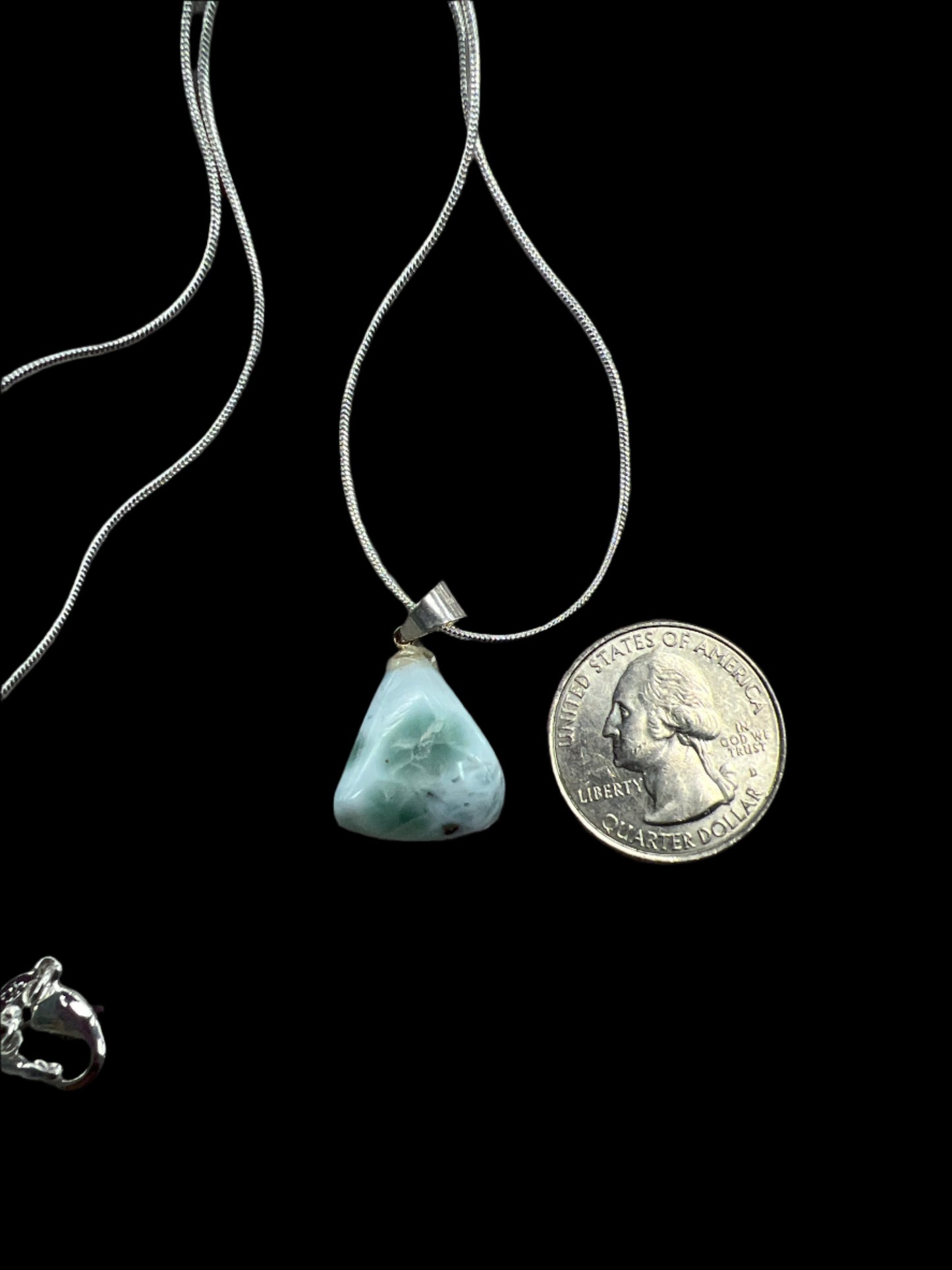 Larimar Chunk Necklace