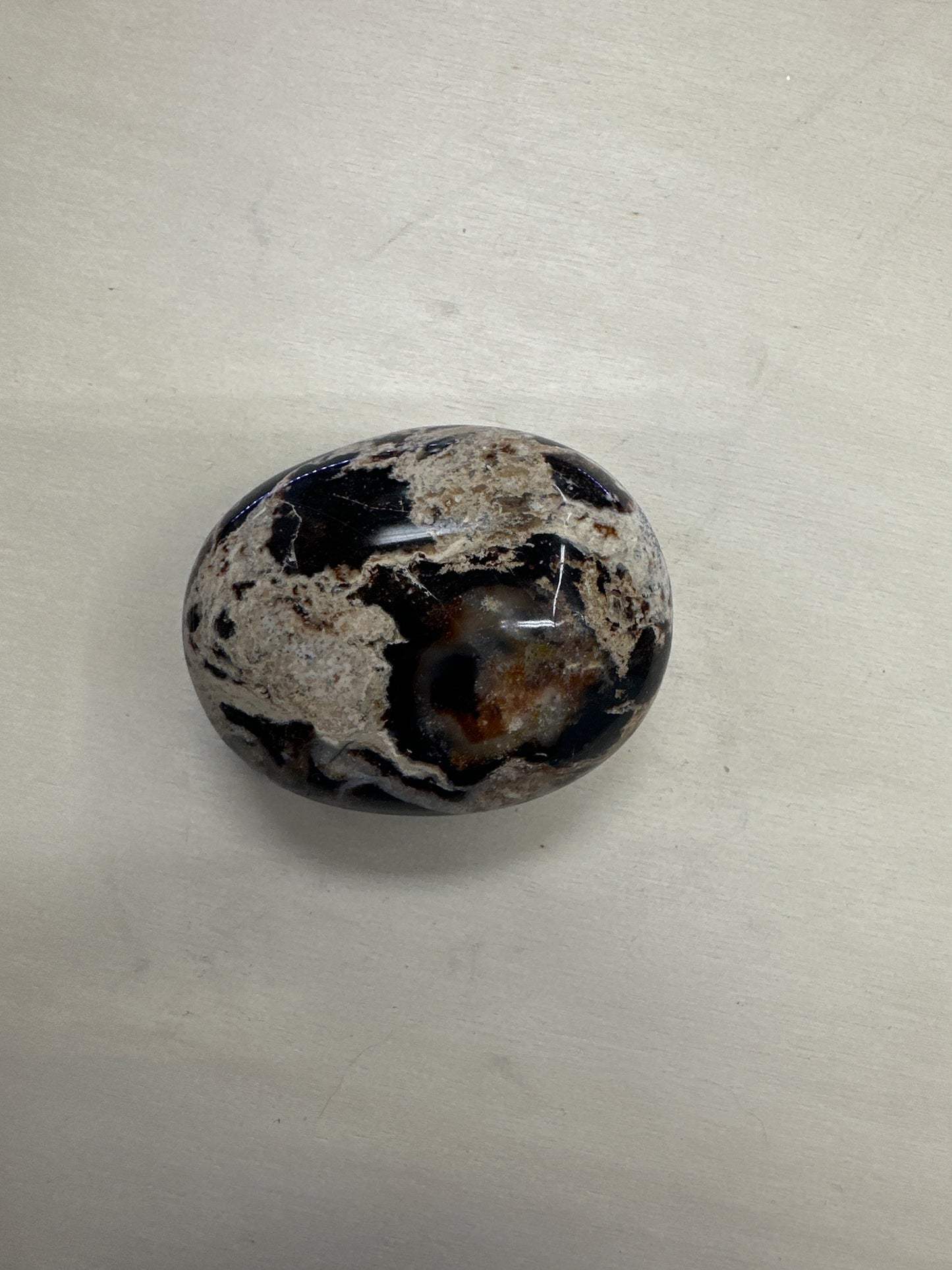 Black Opal Palm Stone