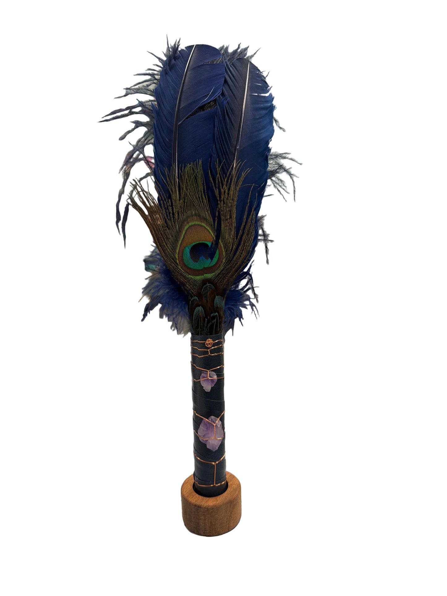 Feather Fan on Stand