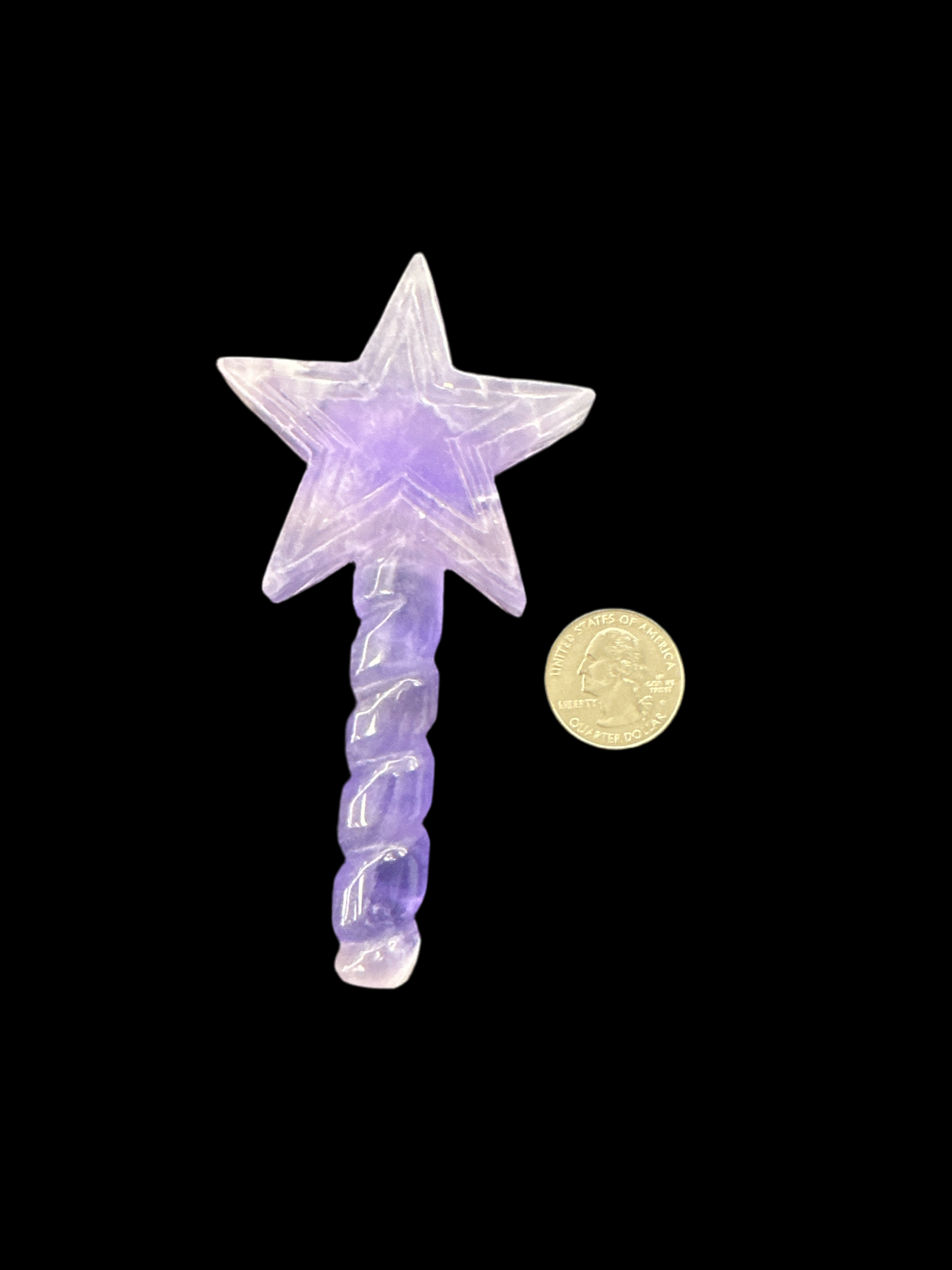 Gemstone star wand