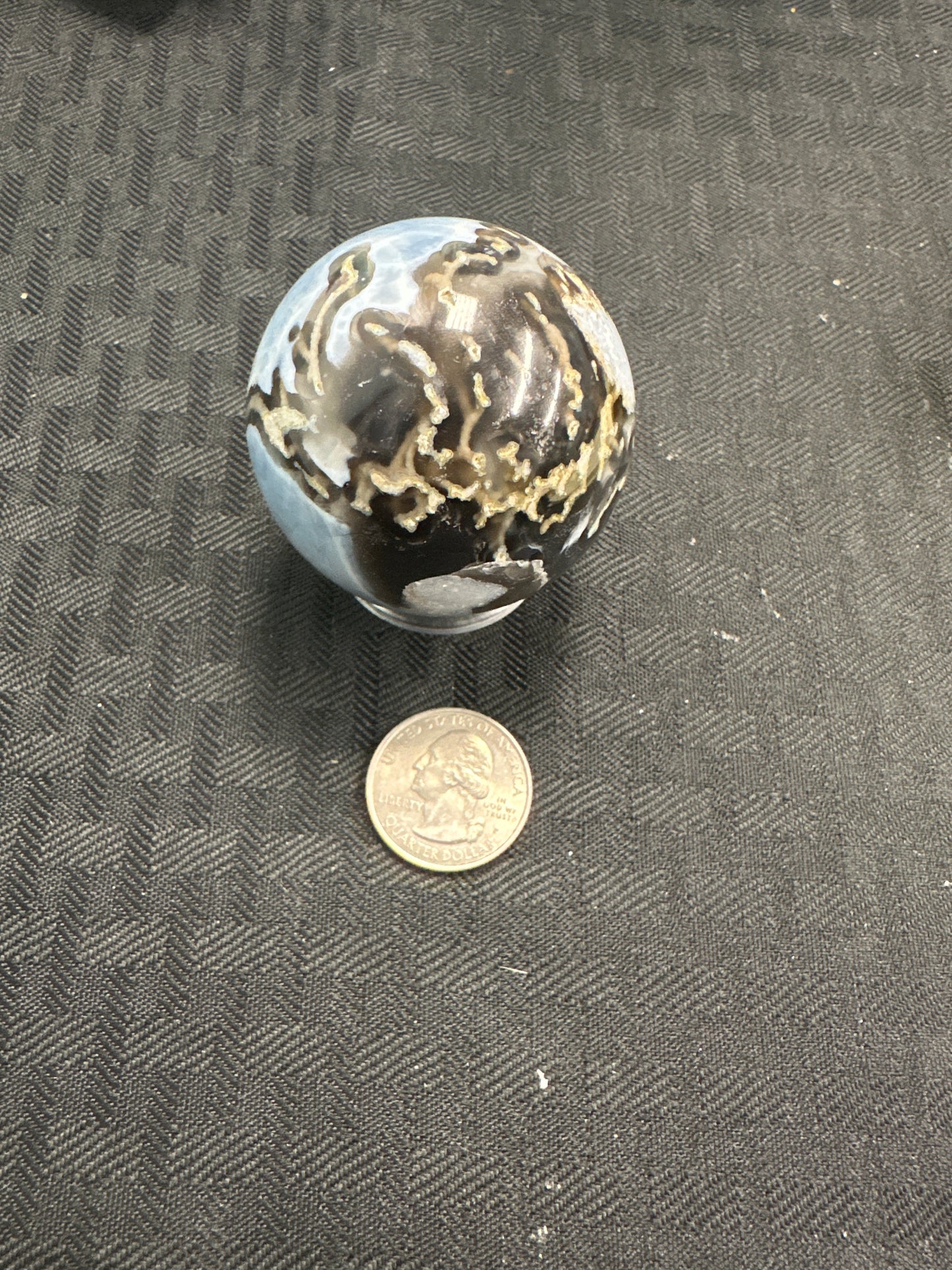 Blue Opal Sphere