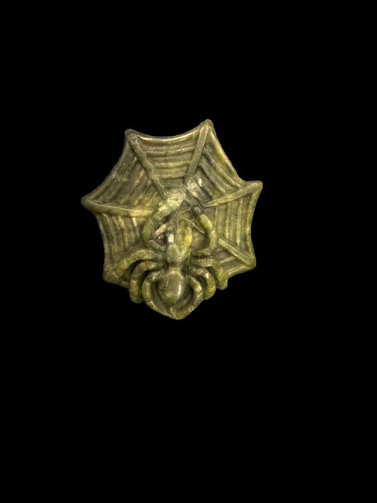 Spider in Web Carving