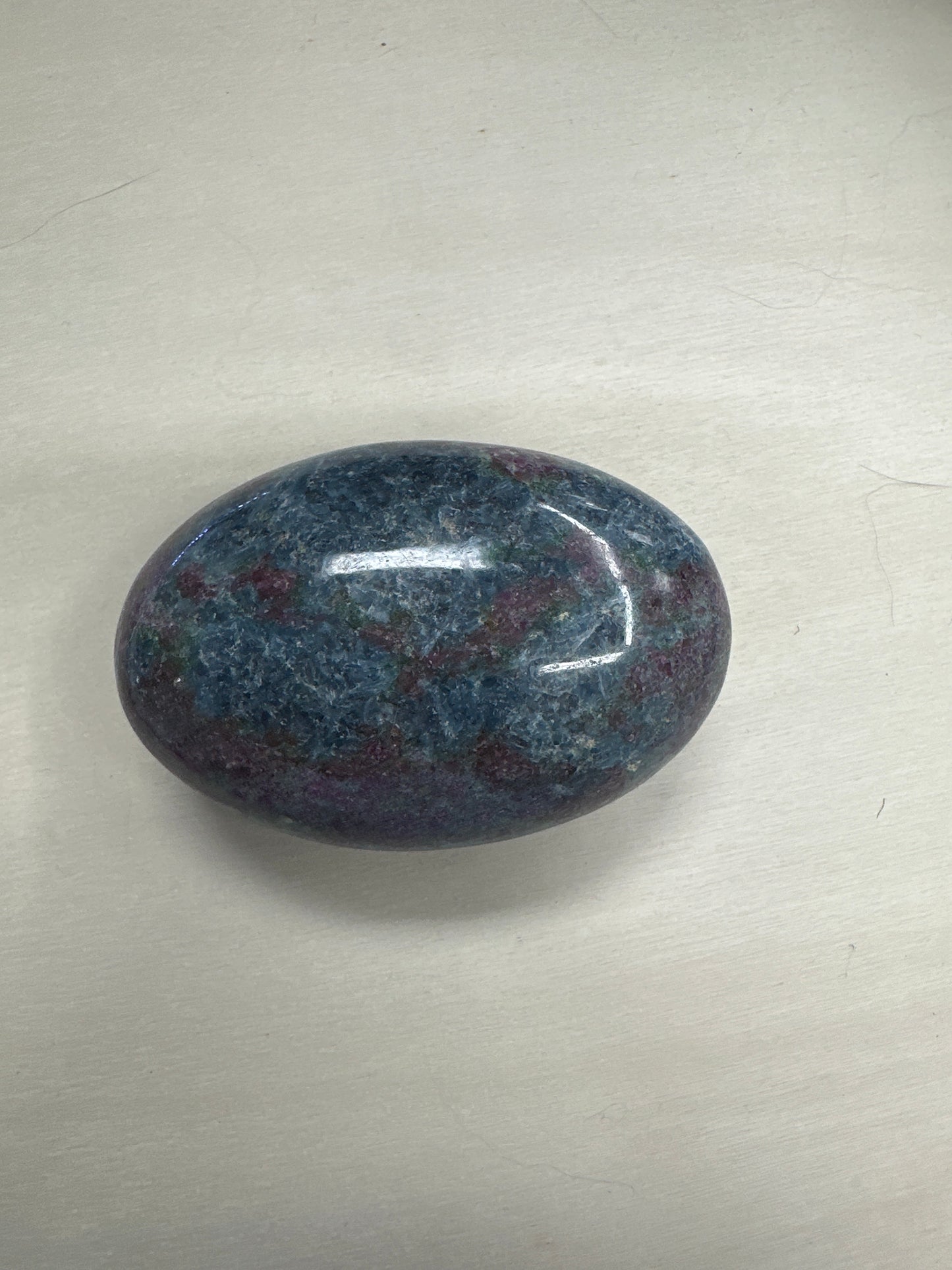 Ruby Kyanite Palm Stone