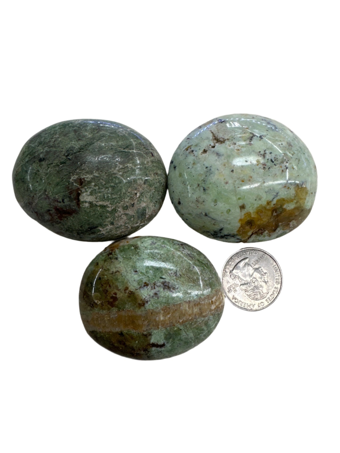 Chrysoprase Palm Stones