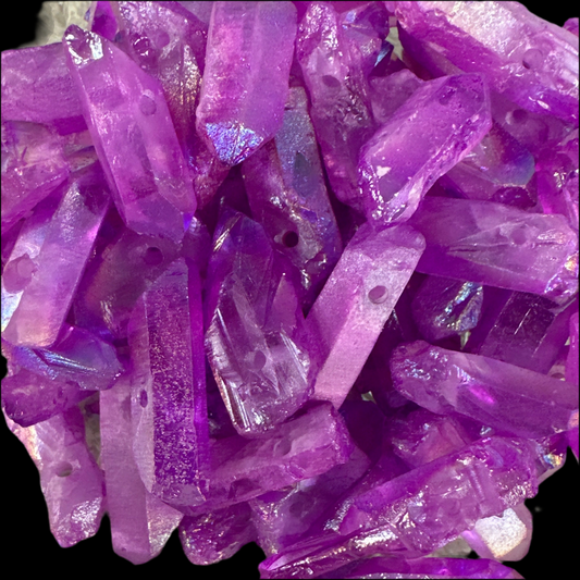 Purple aura quartz