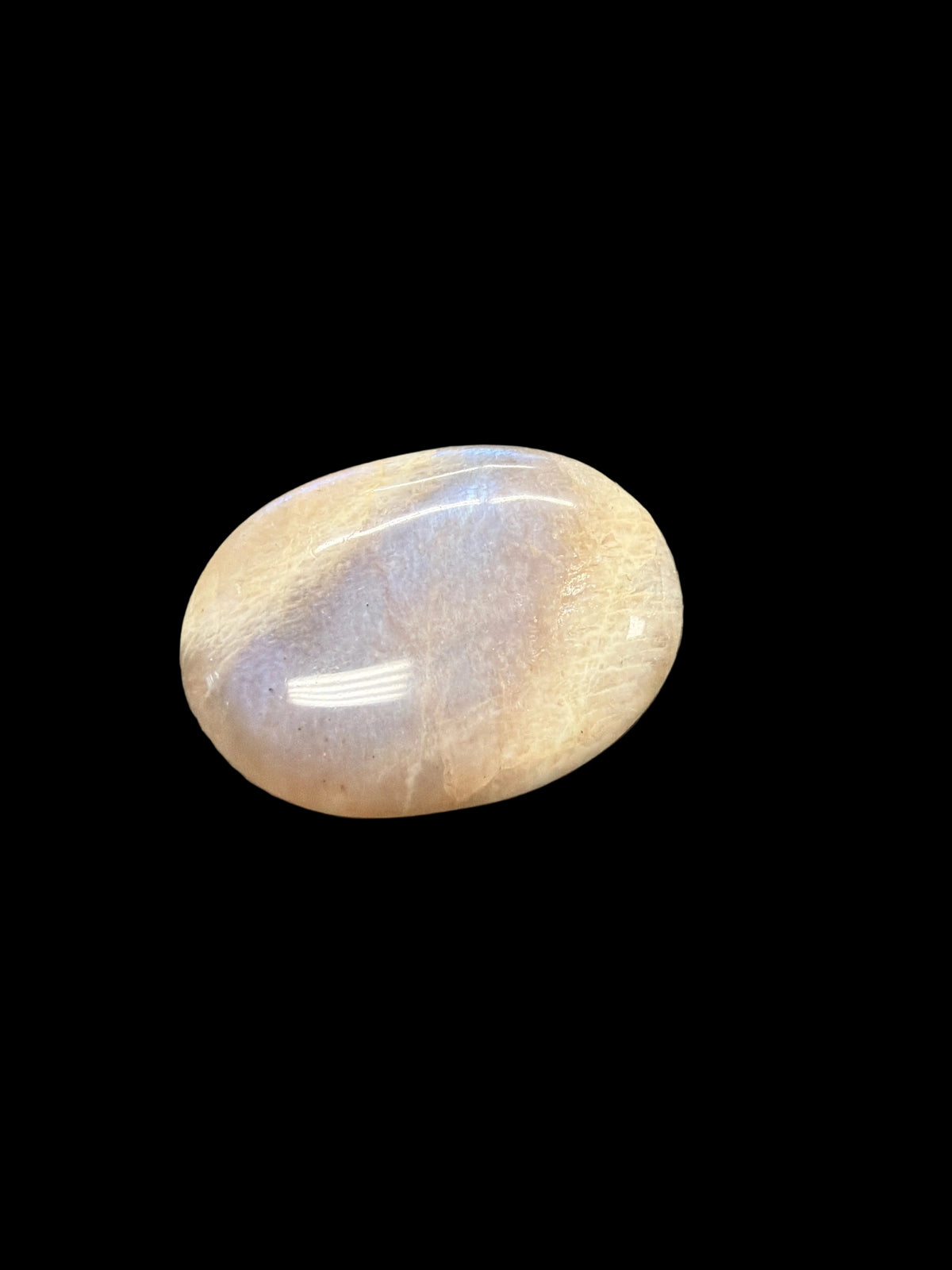 Moonstone Heart & Palm Stone (AA Quality)