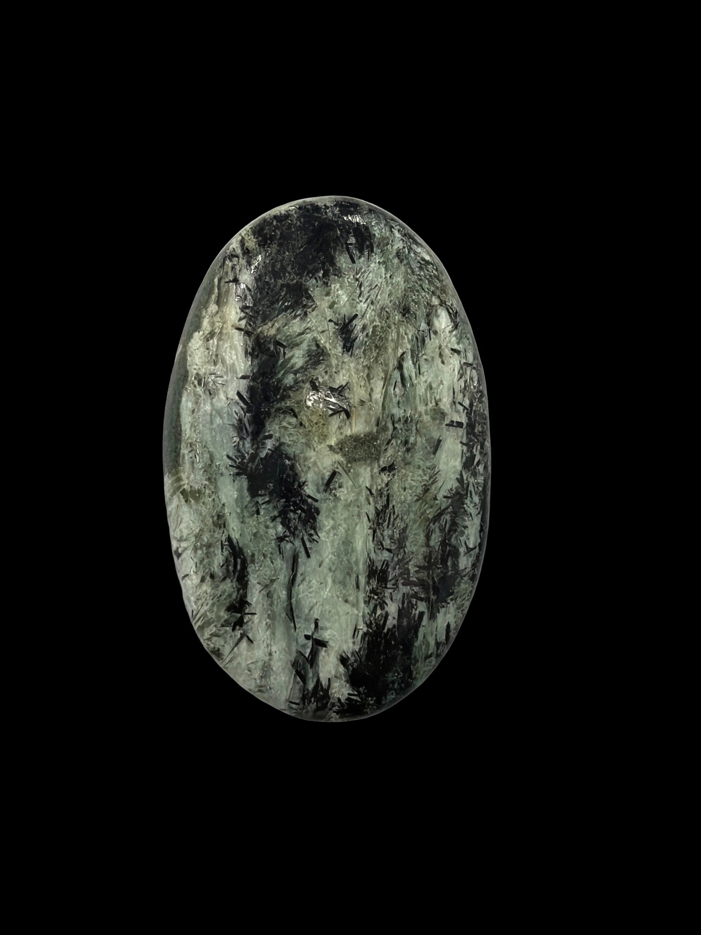 Actinolite Palm Stone