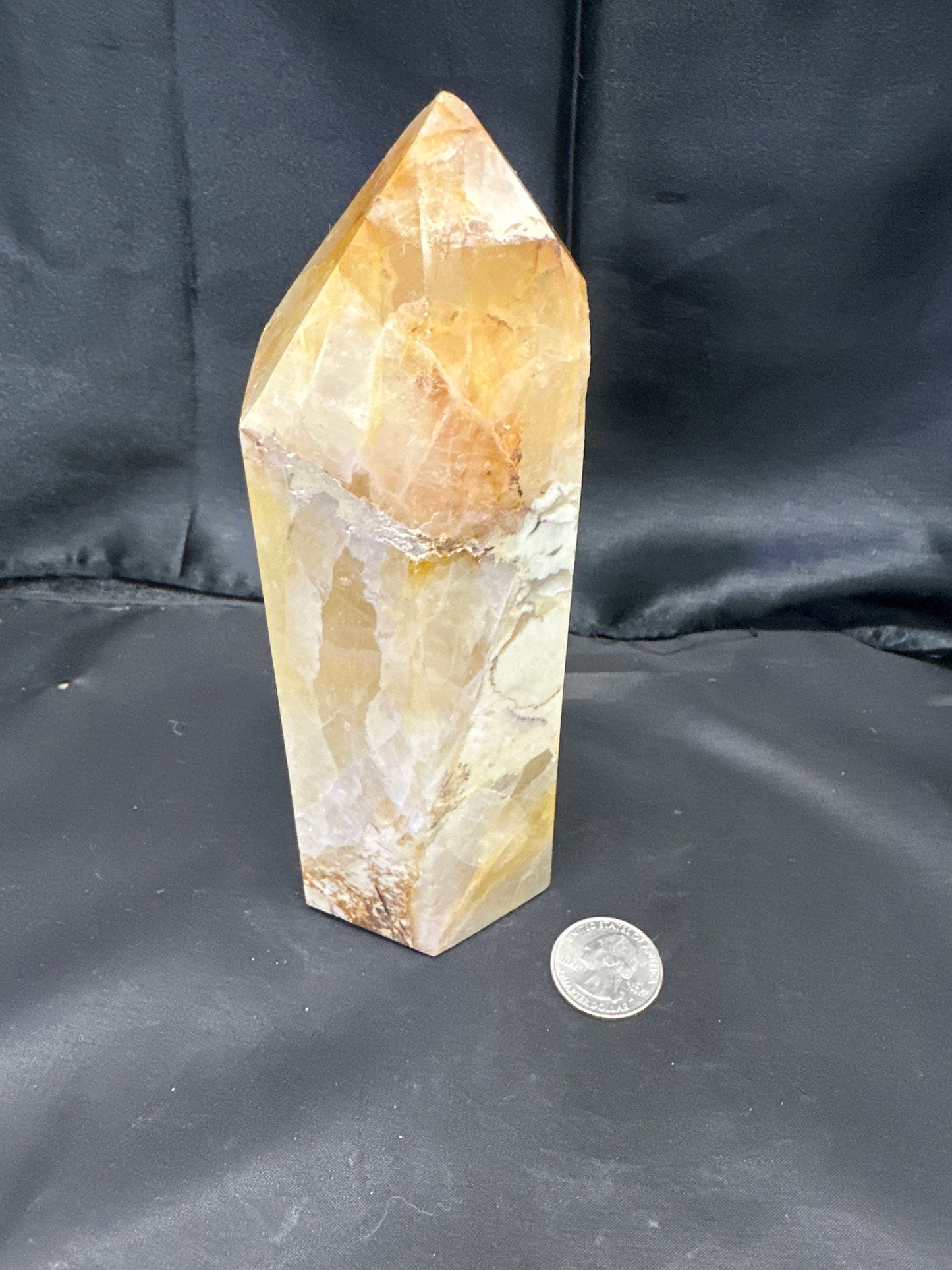 Golden Healer Quartz Tower