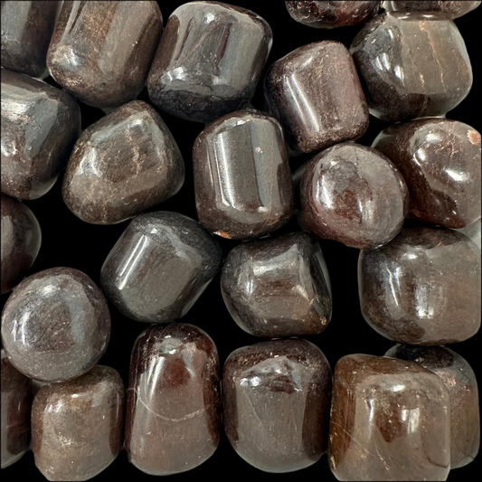 Garnet Tumbled Large AA