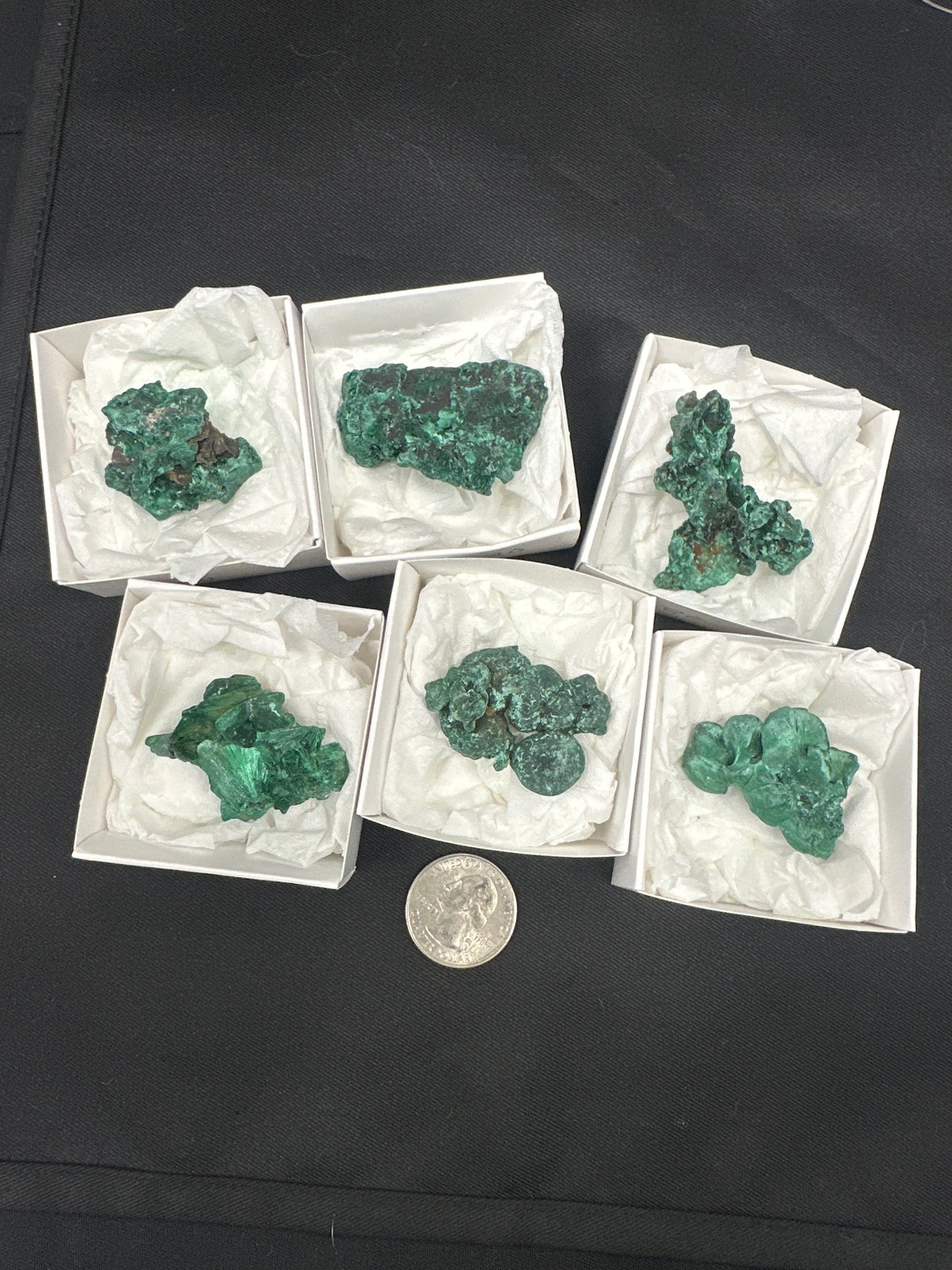 Fibrous Malachite Chunk